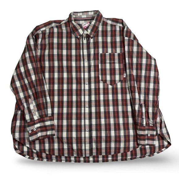 Urban Outfitters Men's Tartan Plaid Long Sleeve Shirt size M - Picture 2 of 3